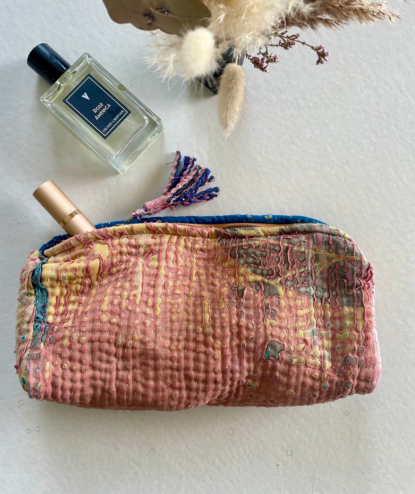 Trousse ronde en Kantha | Multico 2