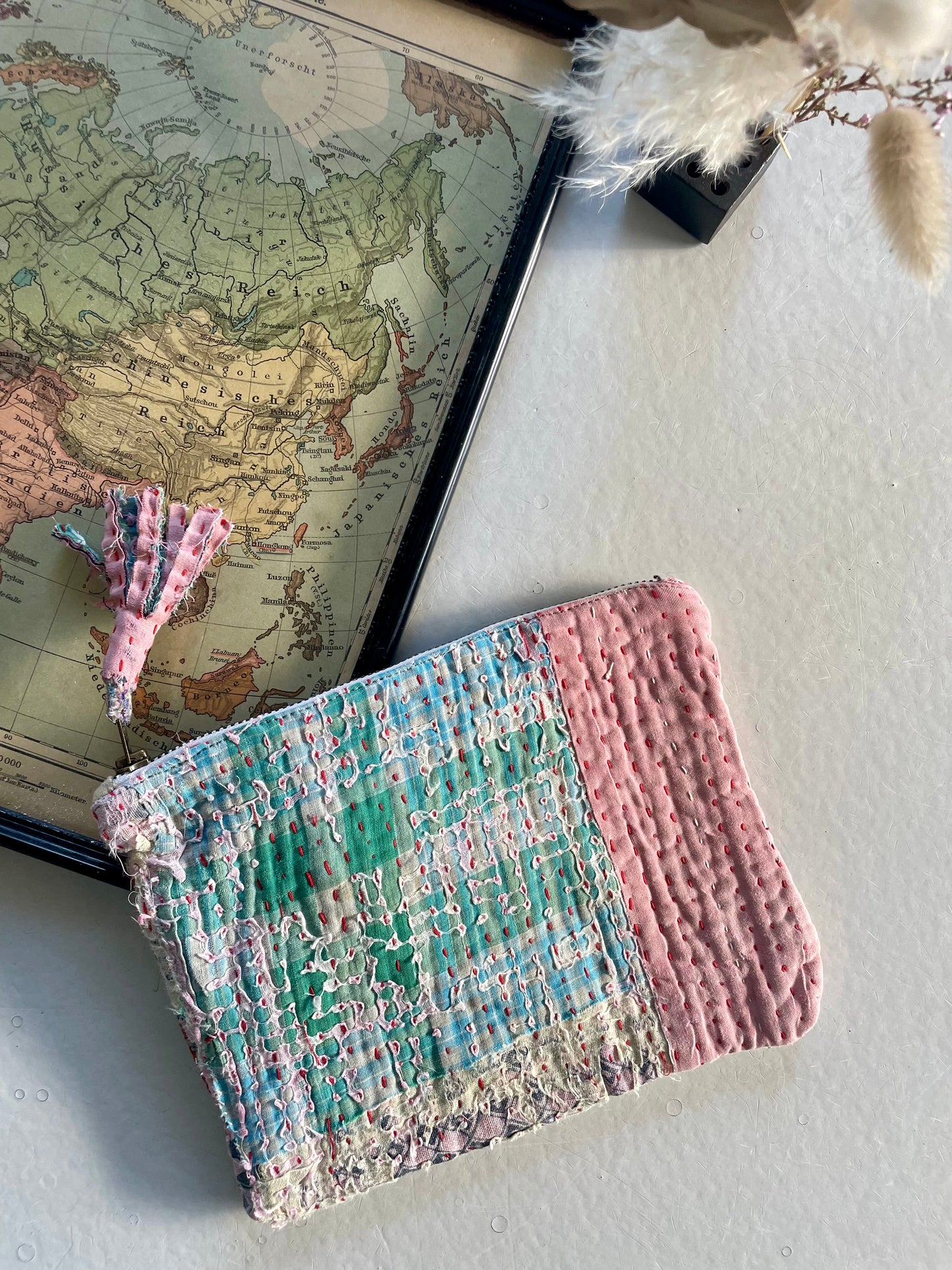 Petite pochette en kantha | multico 5