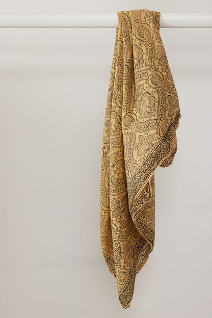 Foulard blockprint Collab
