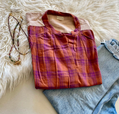 Blouse TELMA terracotta