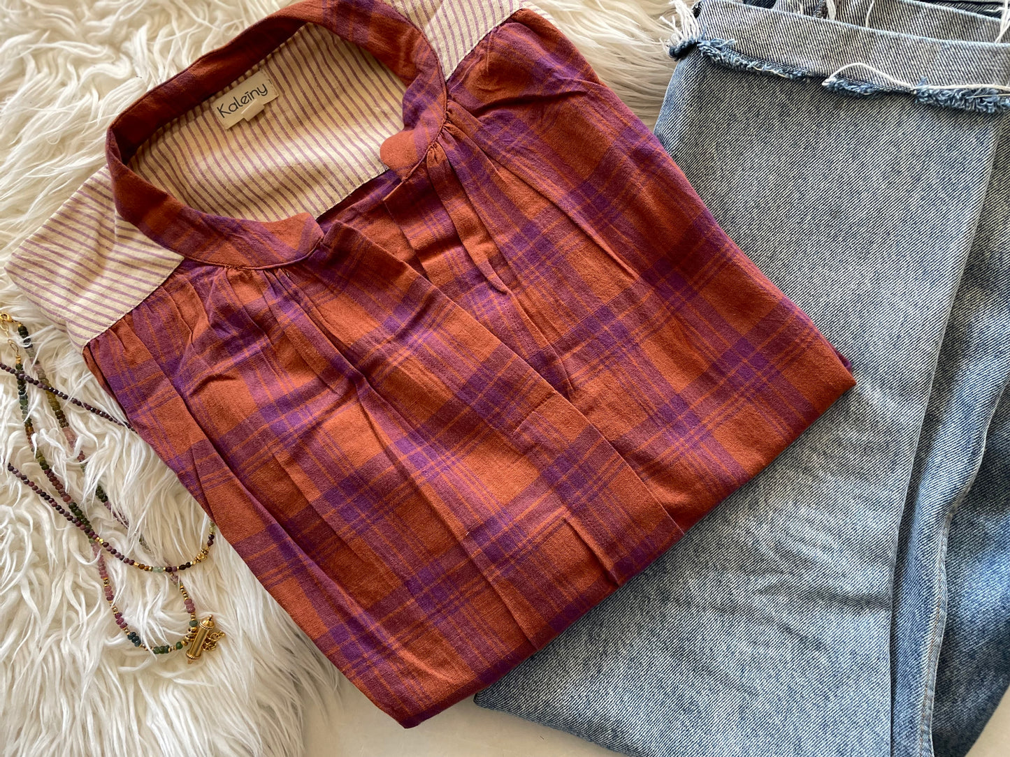 Blouse TELMA terracotta