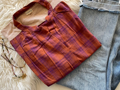 Blouse TELMA terracotta