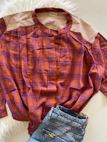 Blouse TELMA terracotta