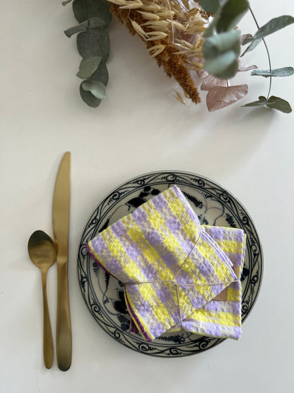 Serviettes de table en coton (2pièces)