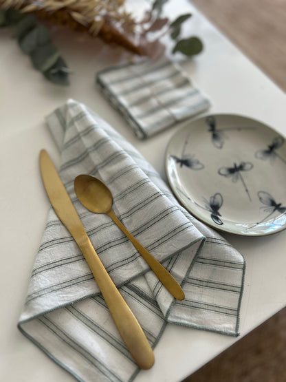 Serviettes de table en coton (2pièces)
