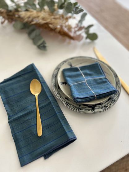 Serviettes de table en coton (2pièces)