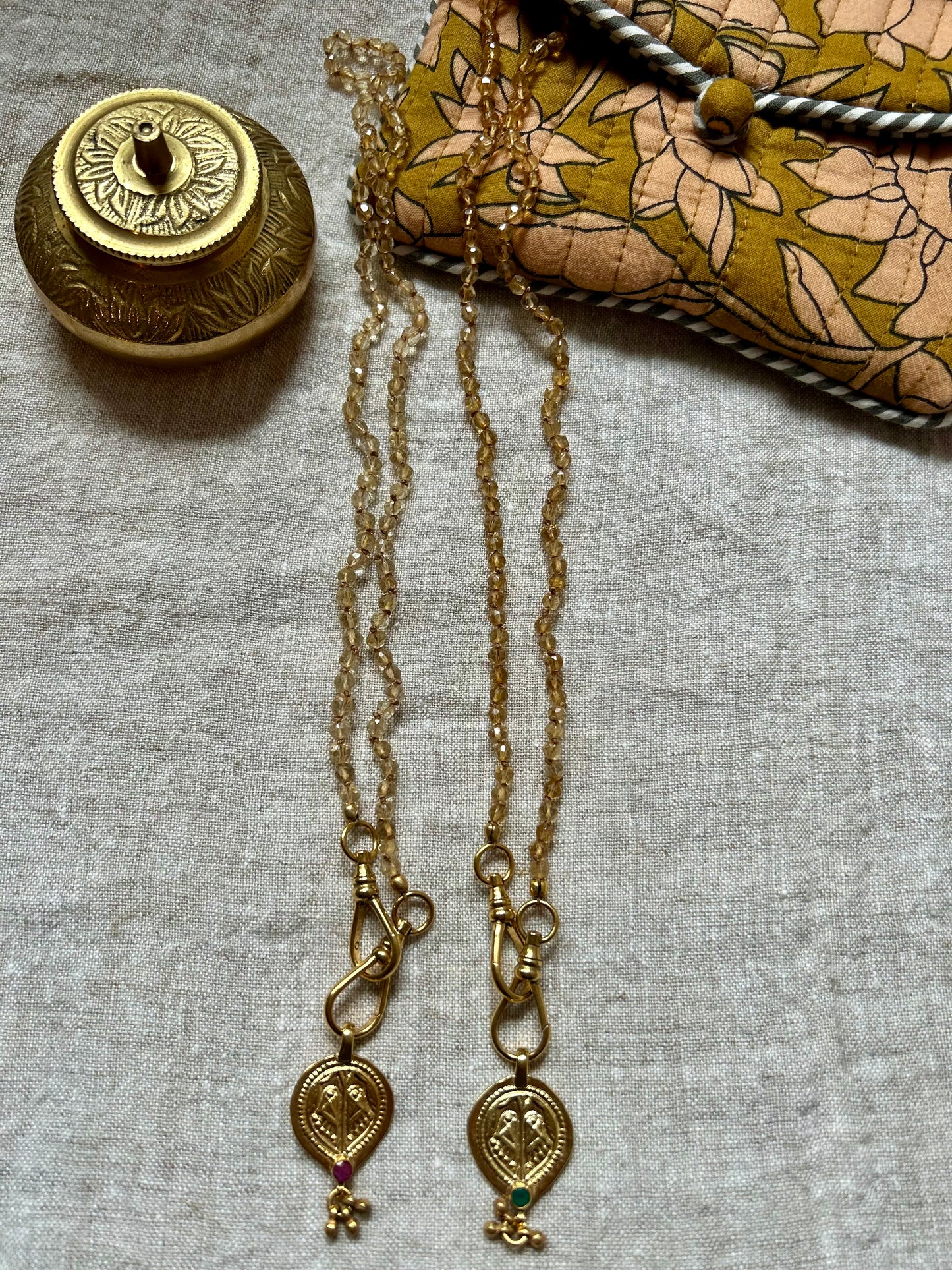 Collier JOHRI Citrine