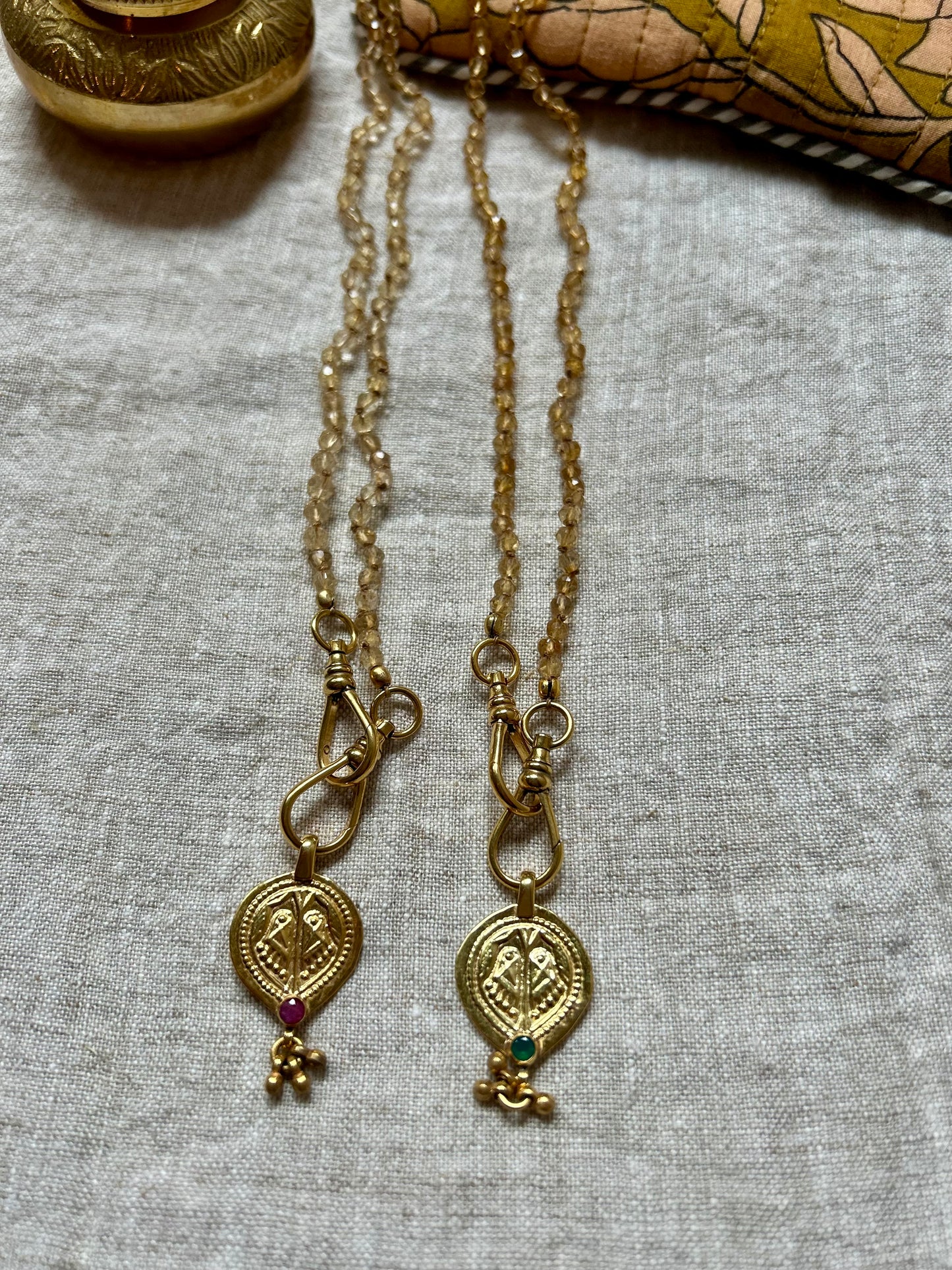 Collier JOHRI Citrine
