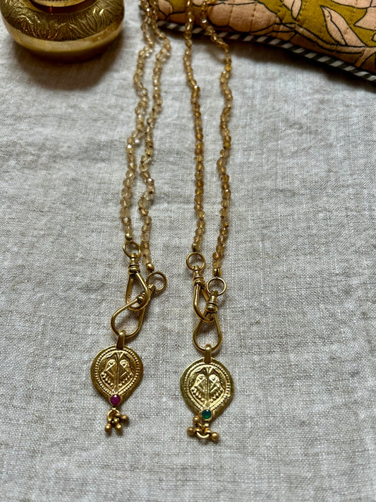 Collier JOHRI Citrine