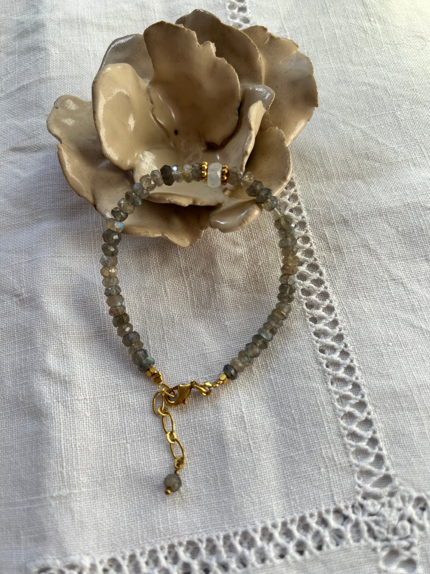 Bracelet grosses pierres semi-précieuses