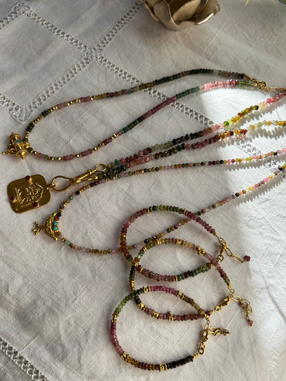 Bracelet grosses pierres semi-précieuses