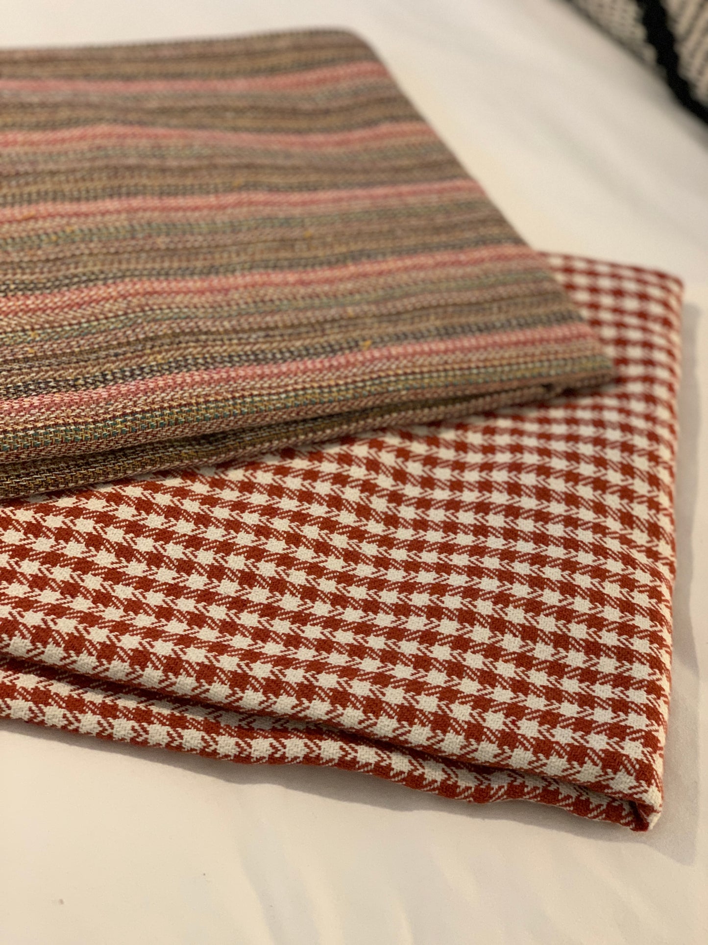 Plaid en khadi de coton terracotta