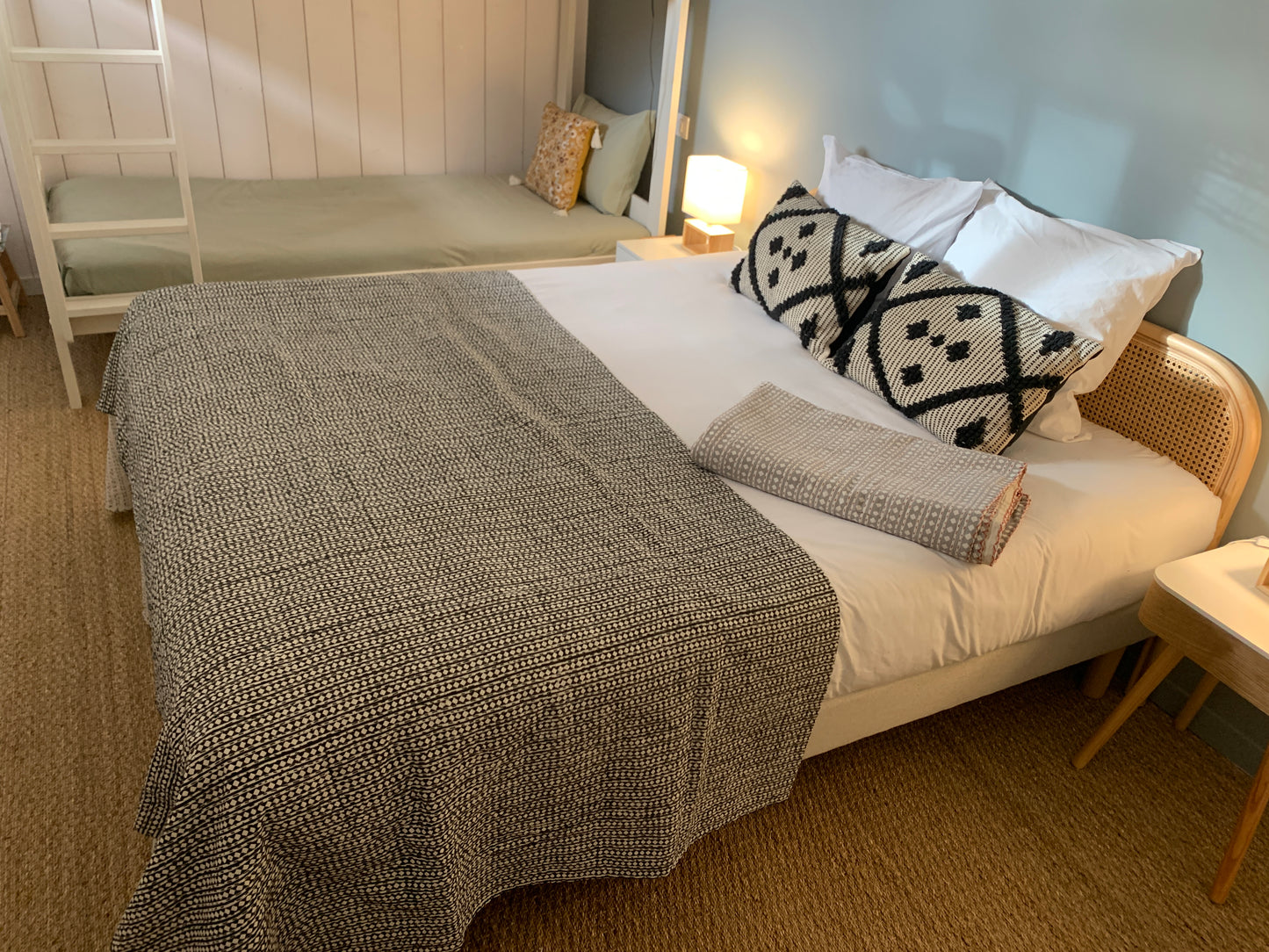 Couvre- lit  en coton Blockprint