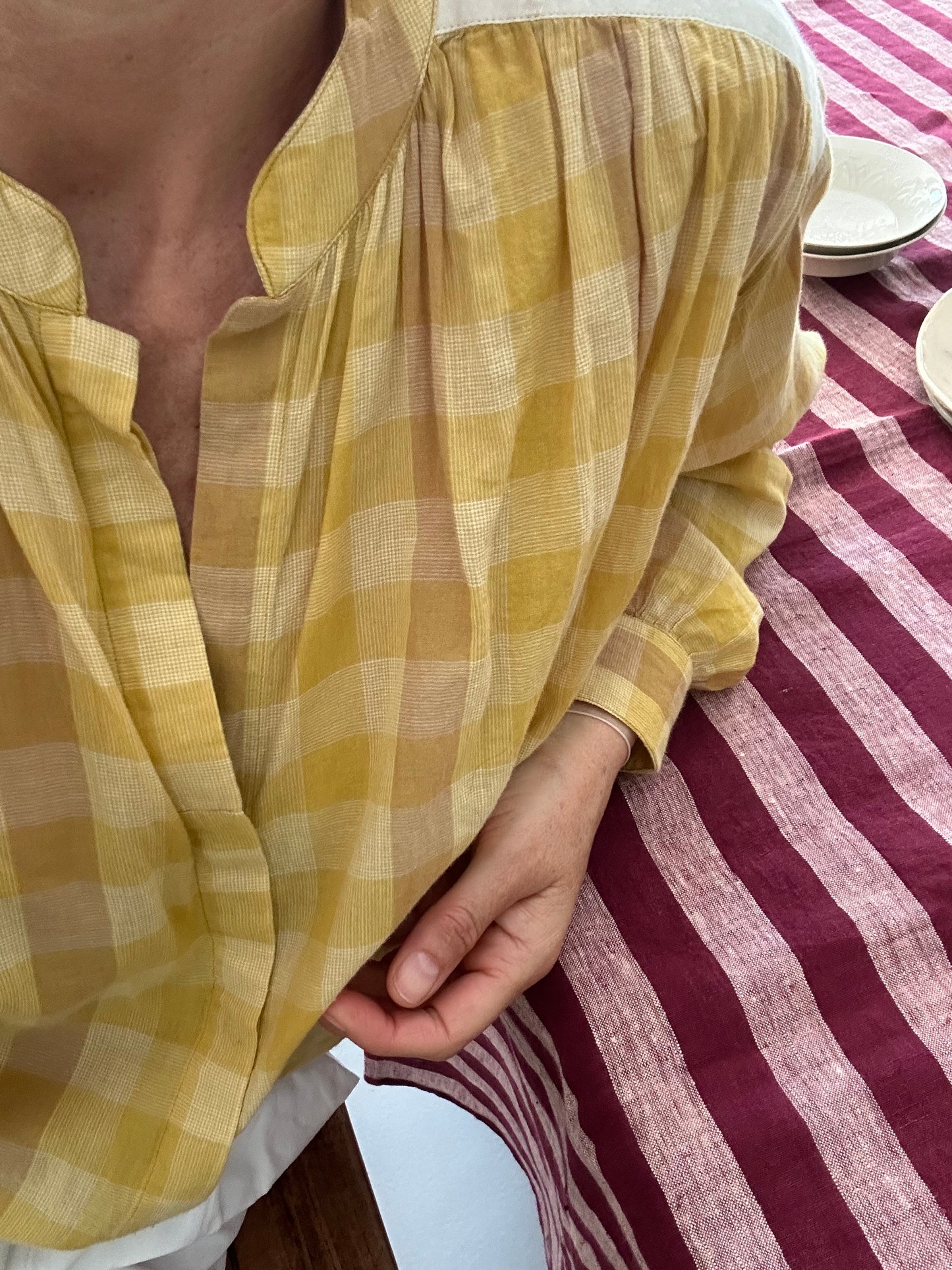 Blouse Telma Moutarde