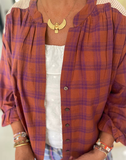 Blouse TELMA terracotta