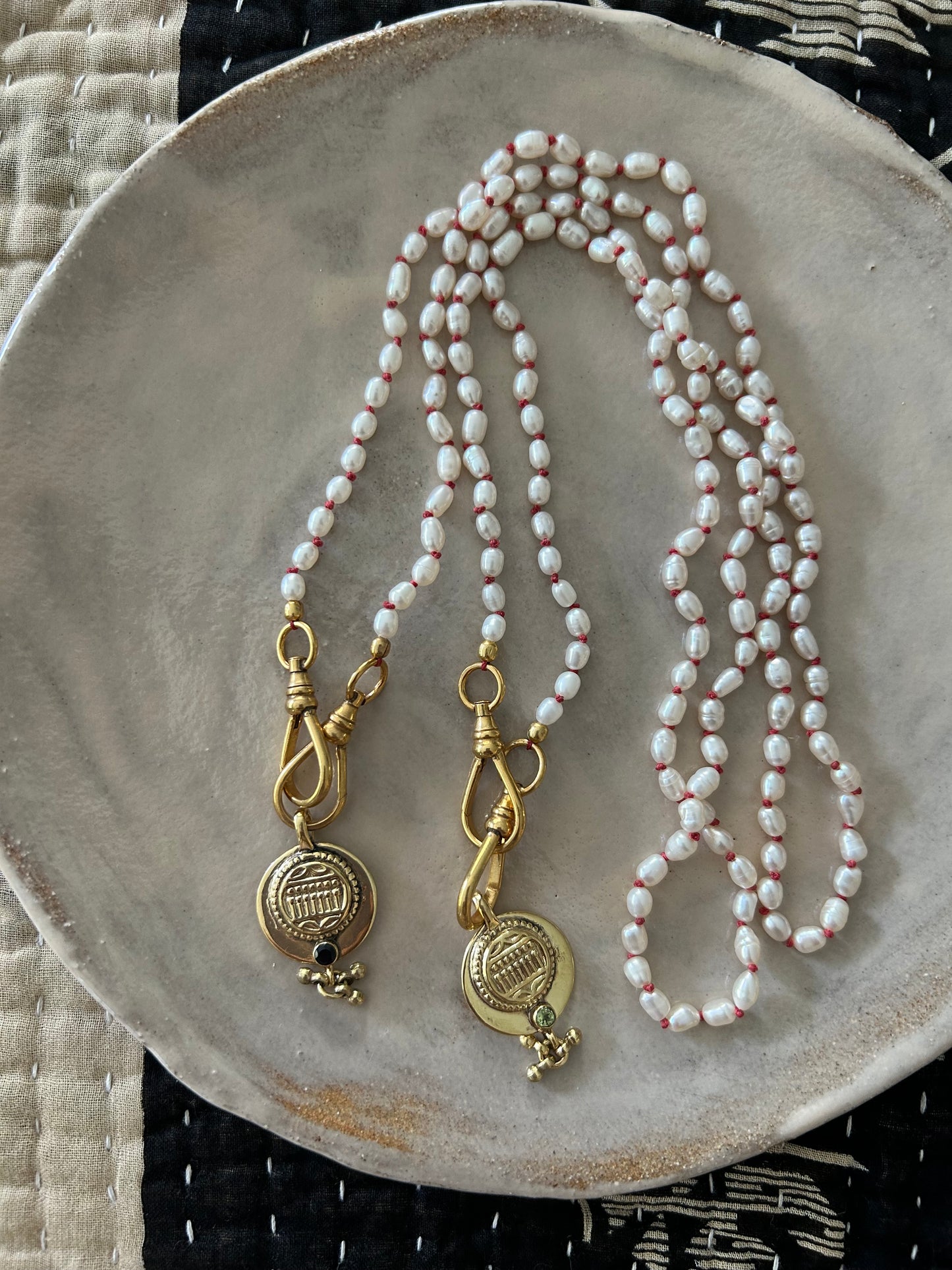 Collier JOHRI Perles d'eau douce naturelles