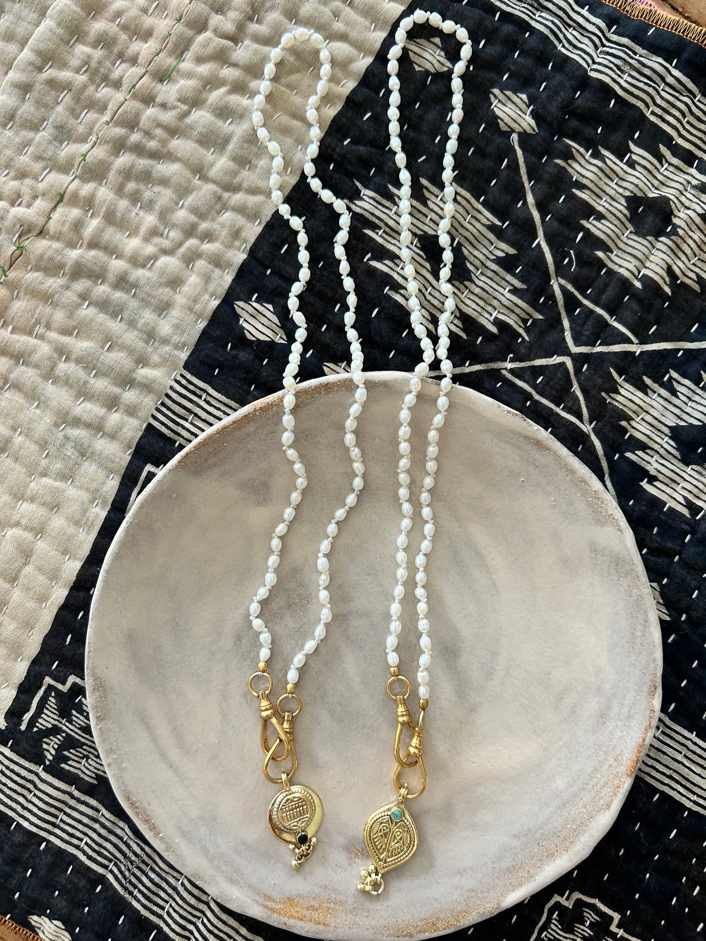 Collier JOHRI Perles d'eau douce naturelles