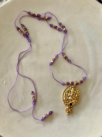 Collier fil de soie VIJU