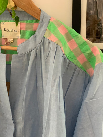 Blouse TELMA bleu ciel