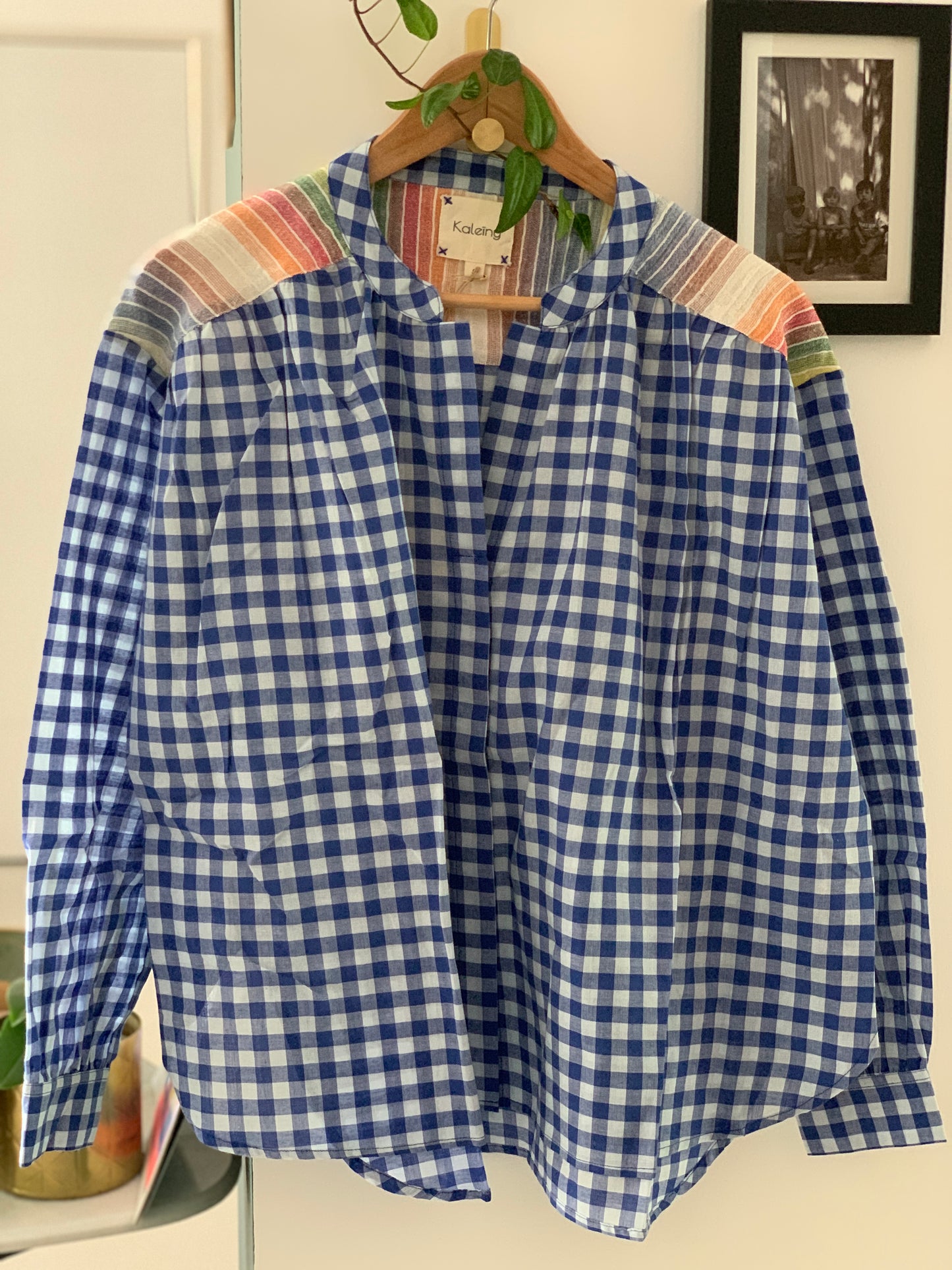 Blouse TELMA Vichy bleu