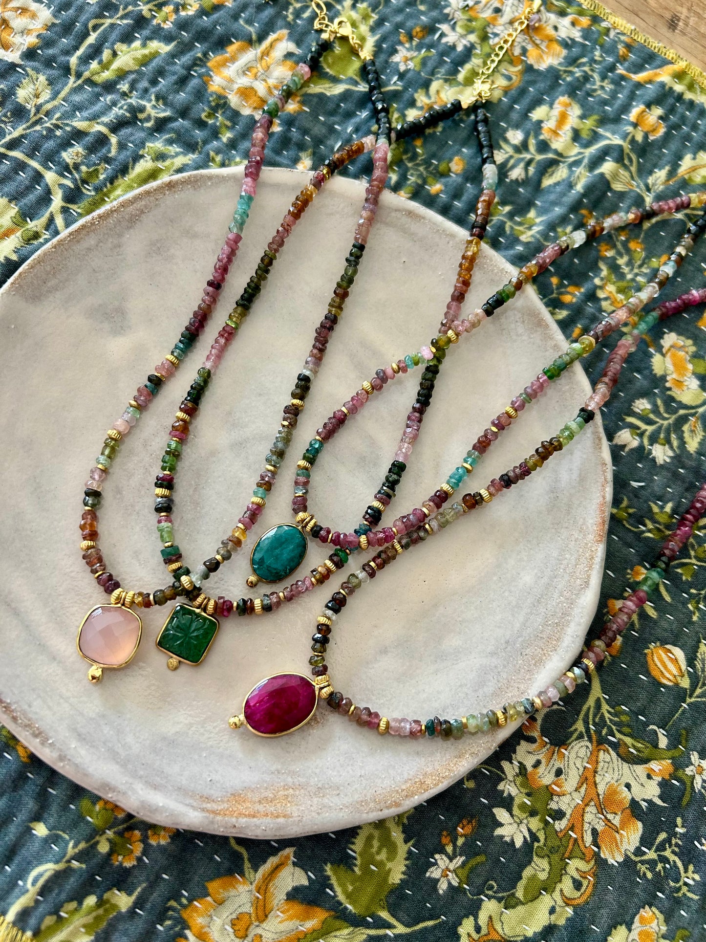 Collier BHOTI Tourmaline