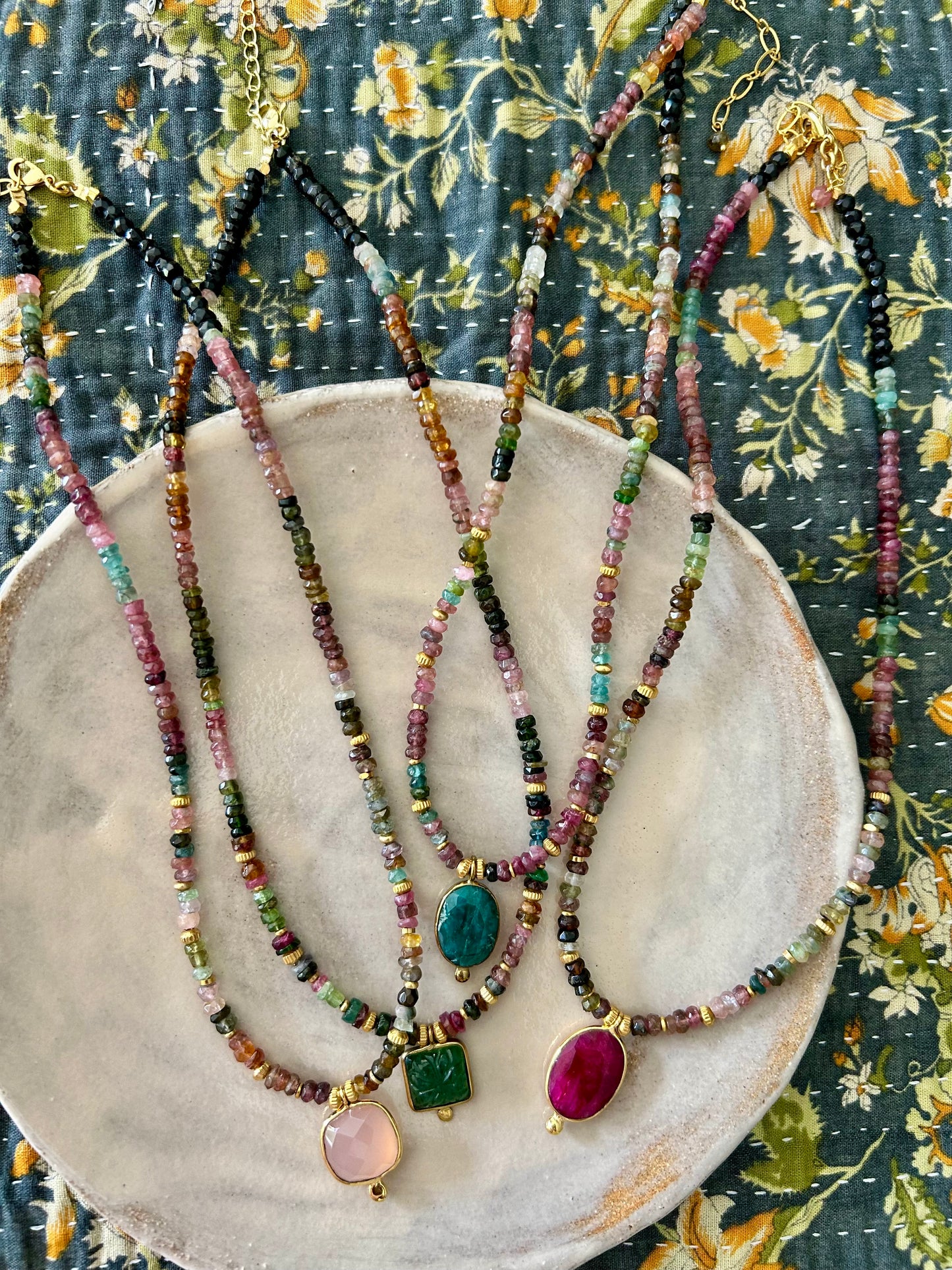 Collier BHOTI Tourmaline