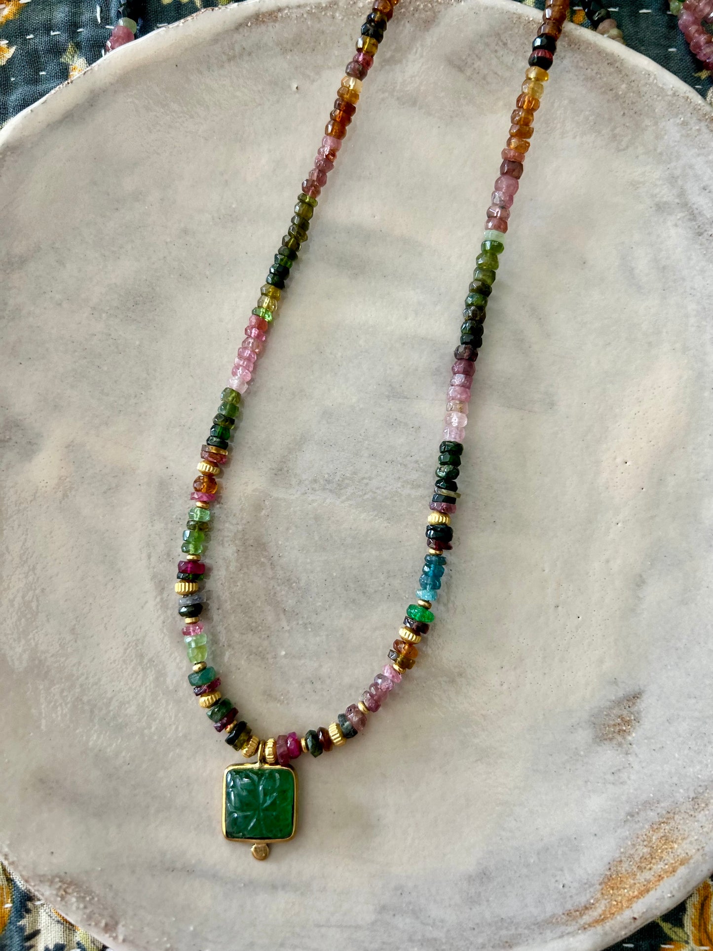 Collier BHOTI Tourmaline