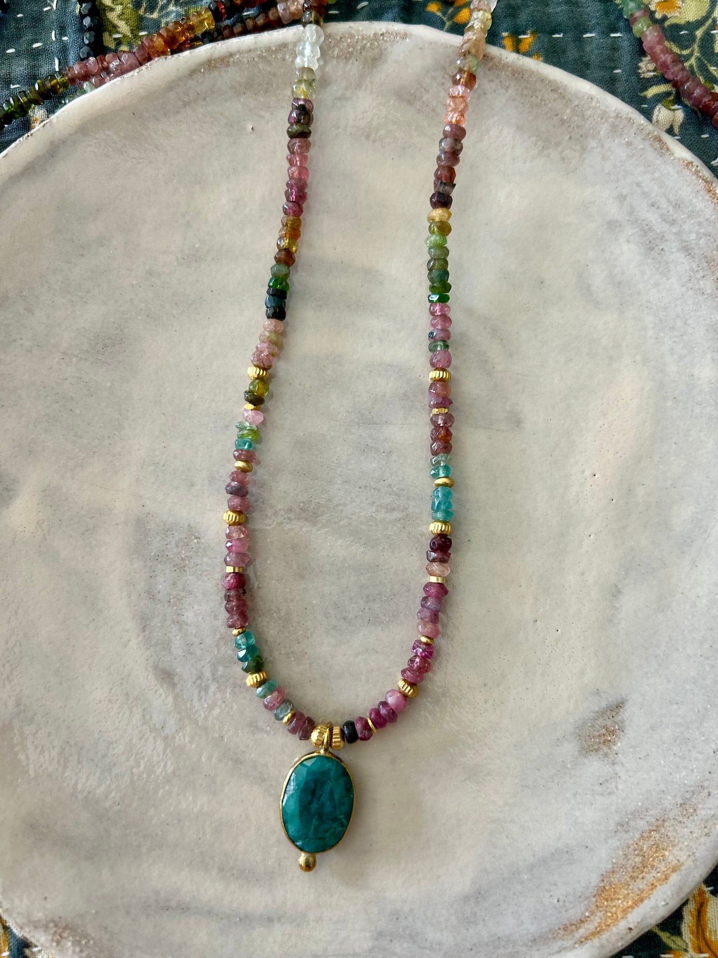 Collier BHOTI Tourmaline