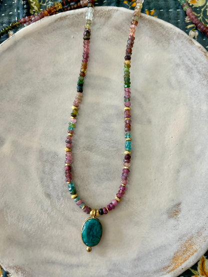 Collier BHOTI Tourmaline