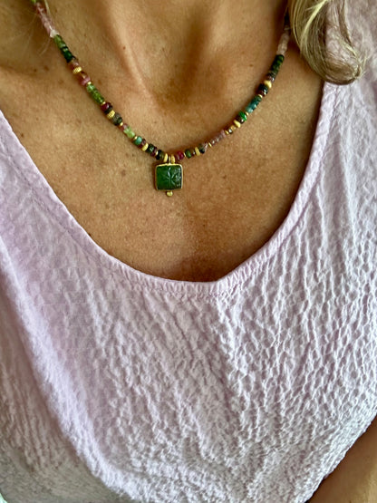 Collier BHOTI Tourmaline