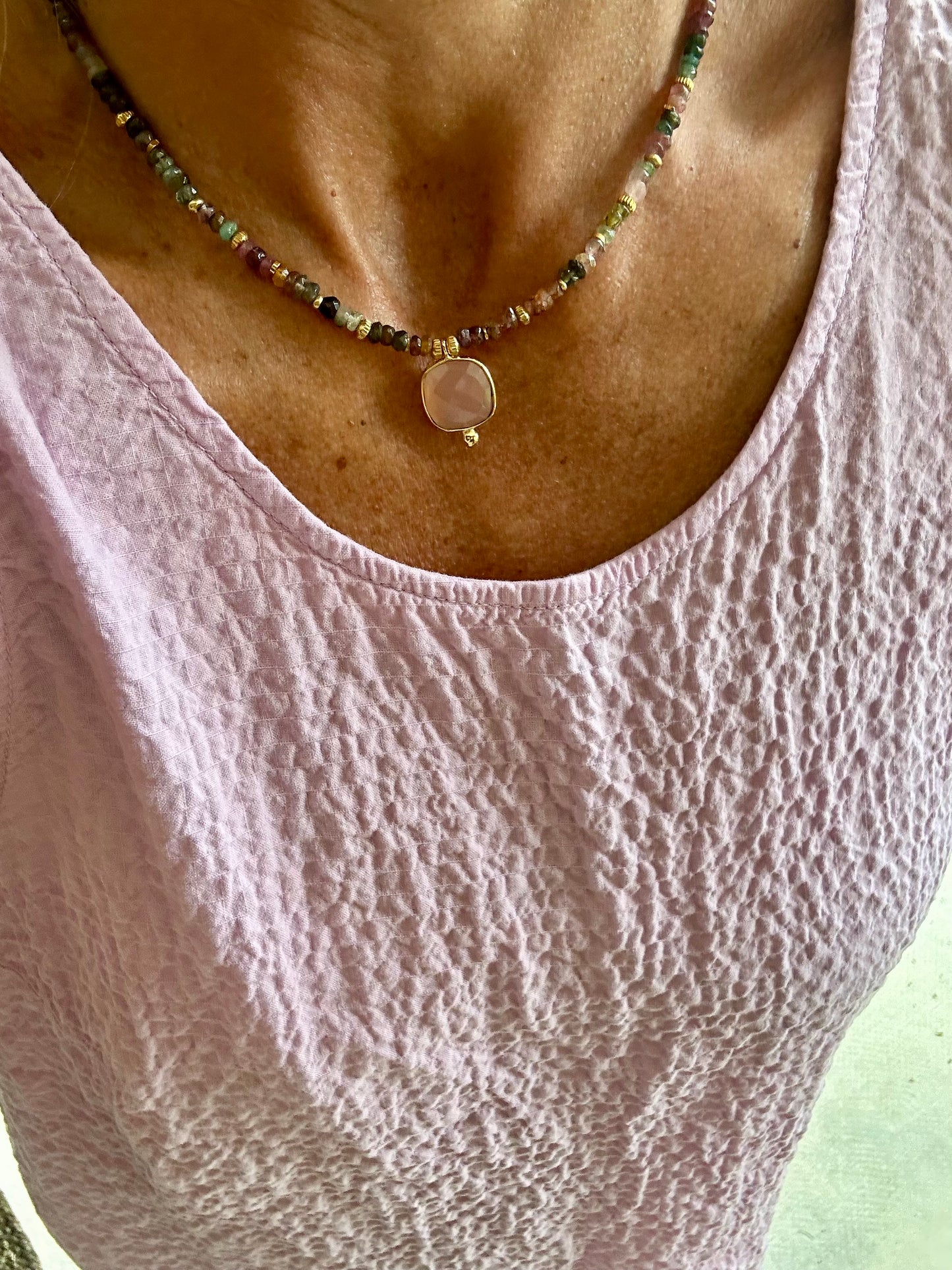 Collier BHOTI Tourmaline