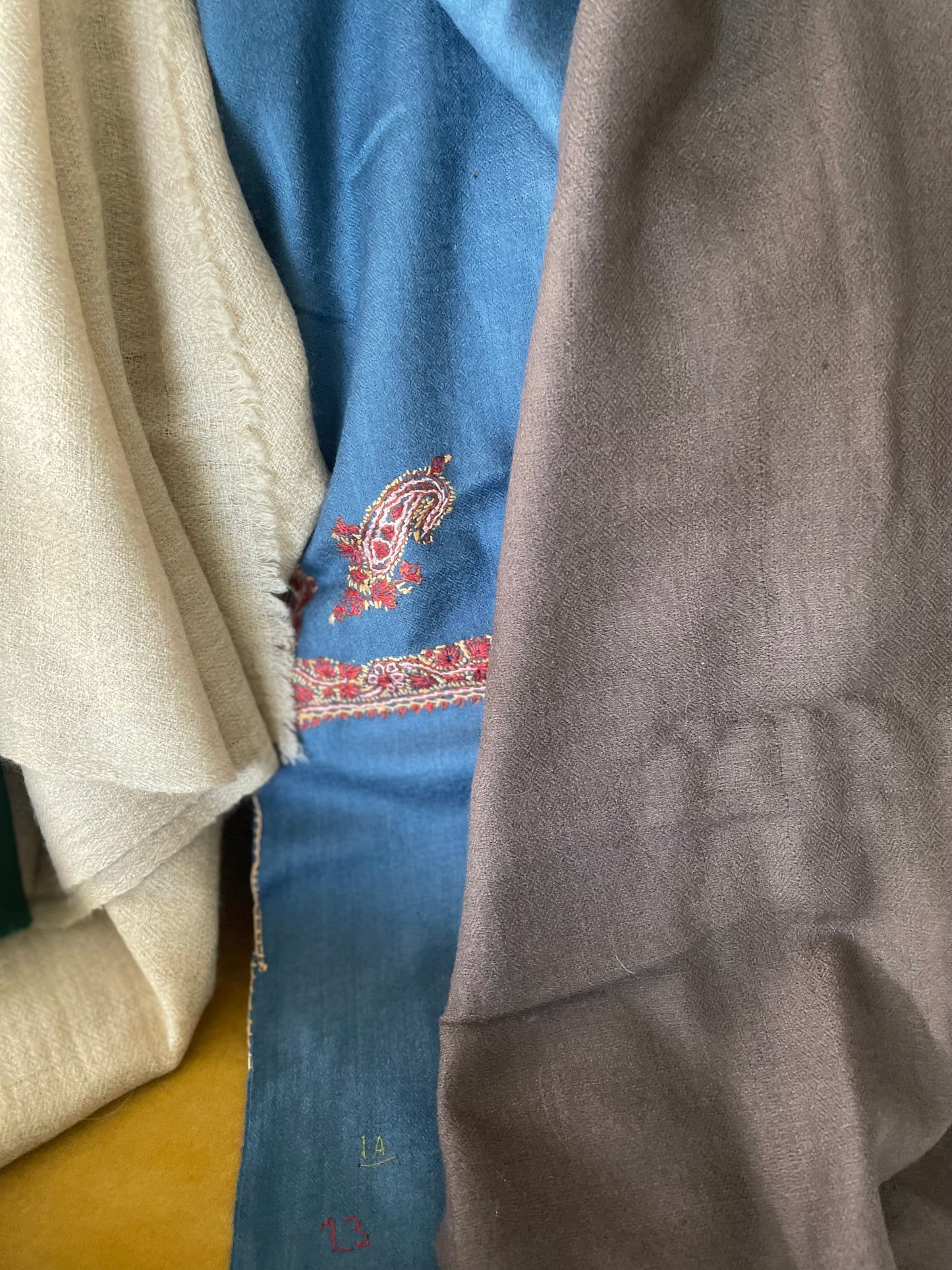 Etole en pur cachemire Marron glacé