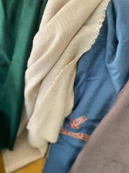 Etole en pur cachemire Crème