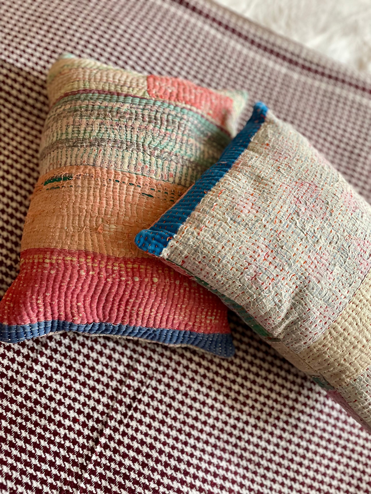 Housse de coussin en kantha   |  Multico 2