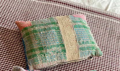 Housse de coussin en kantha   |  Multico 2