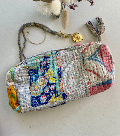 Trousse ronde en Kantha   | Multico 3
