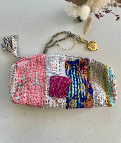 Trousse ronde en Kantha   | Multico 3