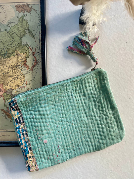 Petite pochette en kantha   | multico 2