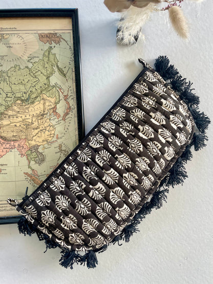 Trousse demi-lune blockprint