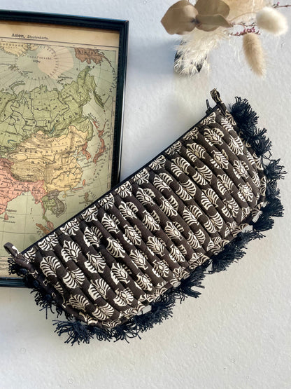 Trousse demi-lune blockprint