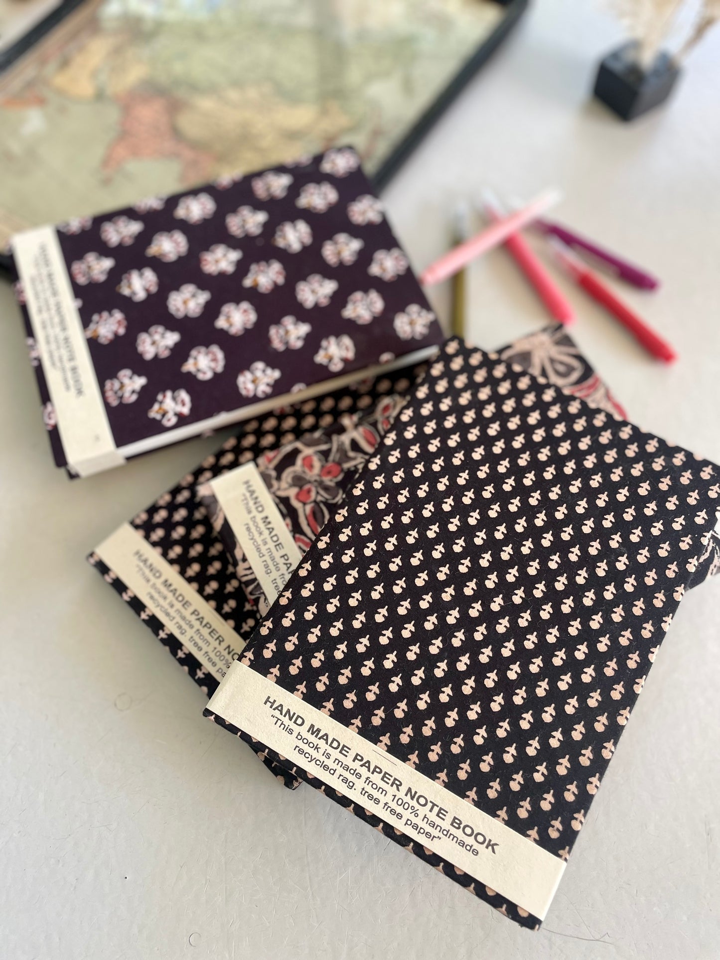 Carnet de voyage en papier recyclé