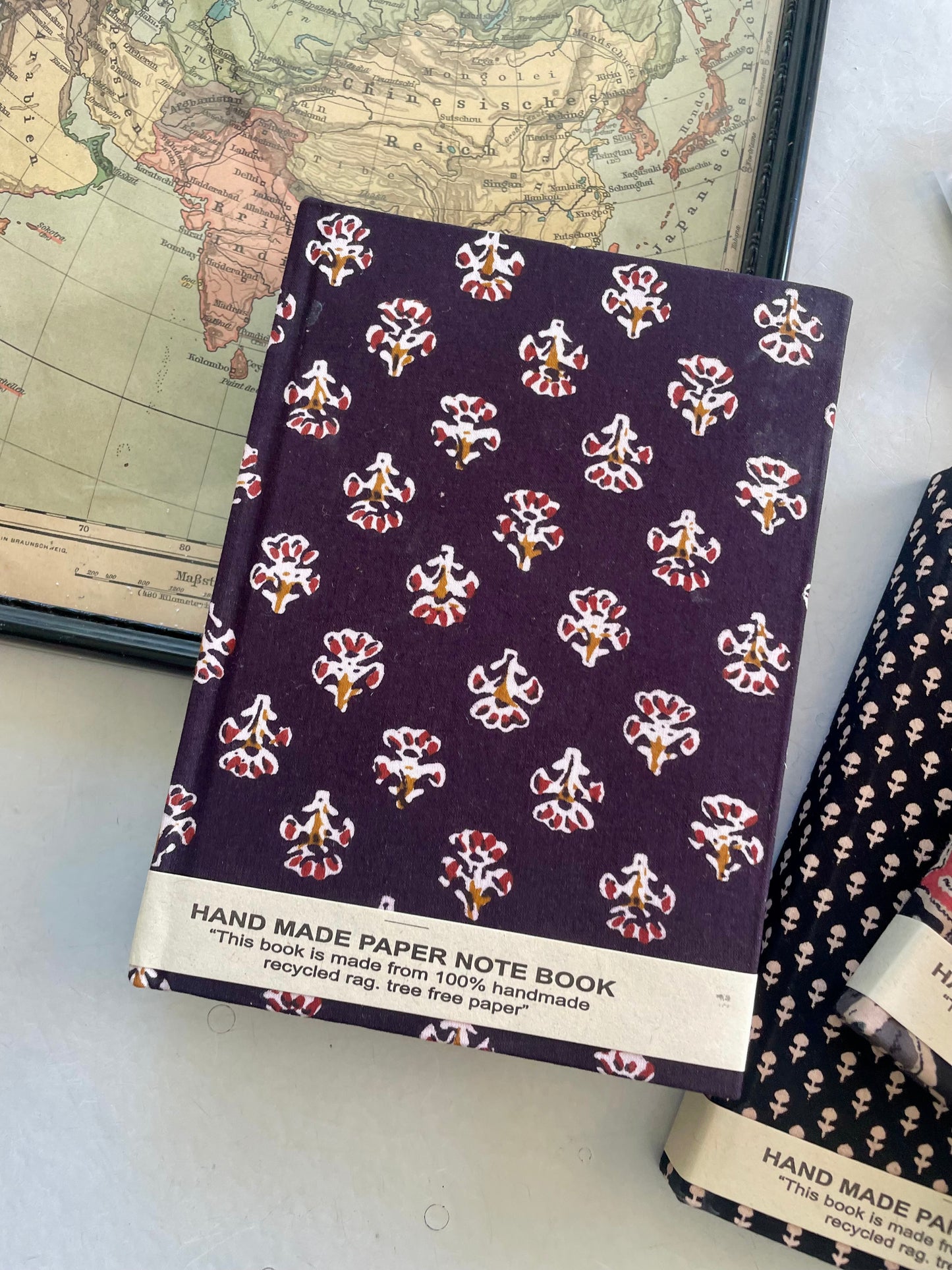 Carnet de voyage en papier recyclé