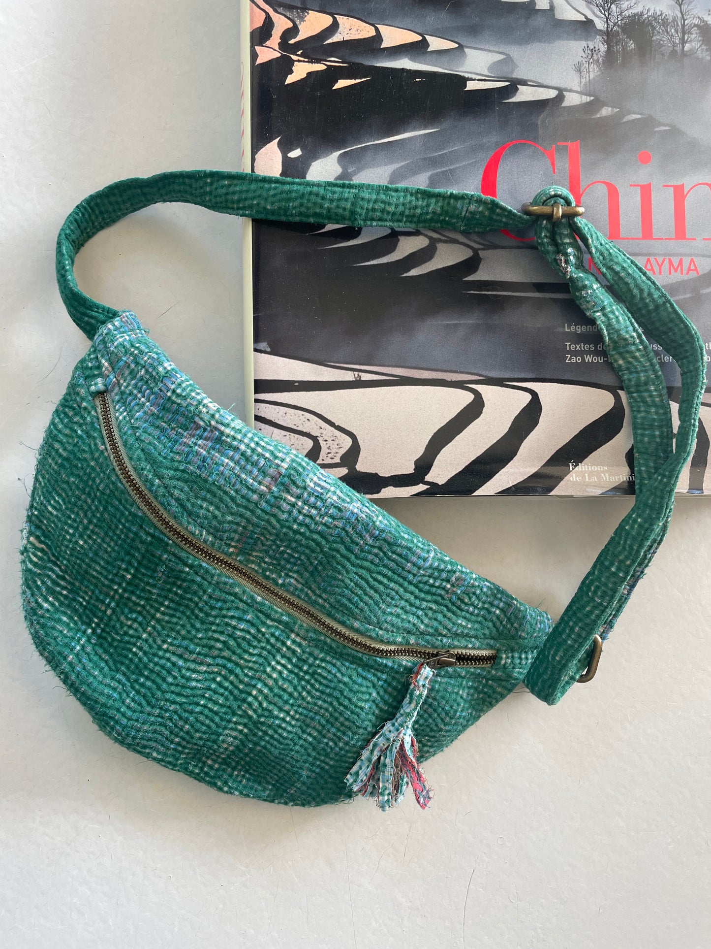 Banane en kantha  | vert