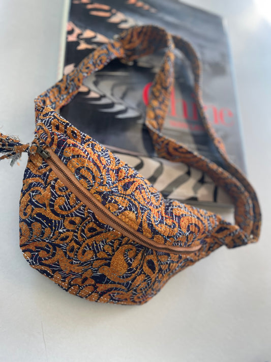 Banane en kantha   | orangé