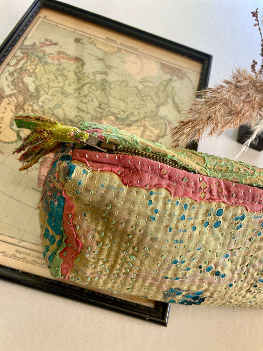 Trousse ronde en Kantha   | Multico 4