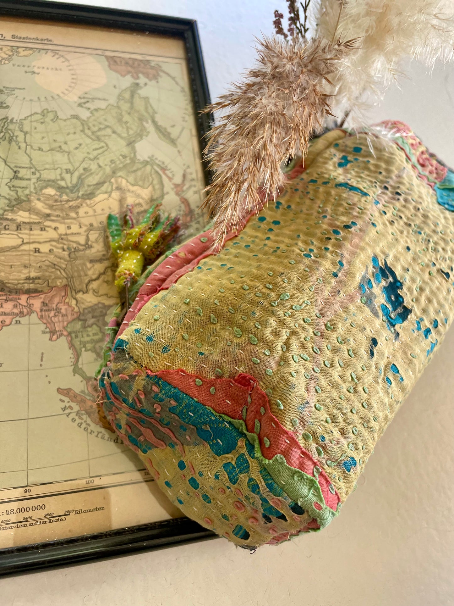 Trousse ronde en Kantha   | Multico 4