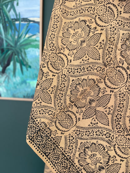 Foulard blockprint Collab