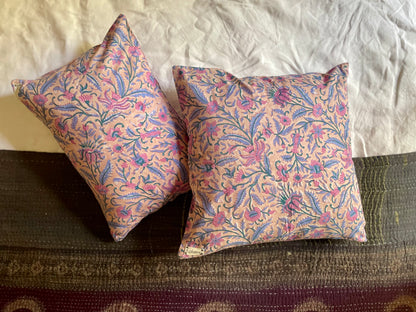 Housse de coussin blockprint  | Parme