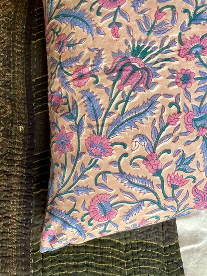 Housse de coussin blockprint  | Parme