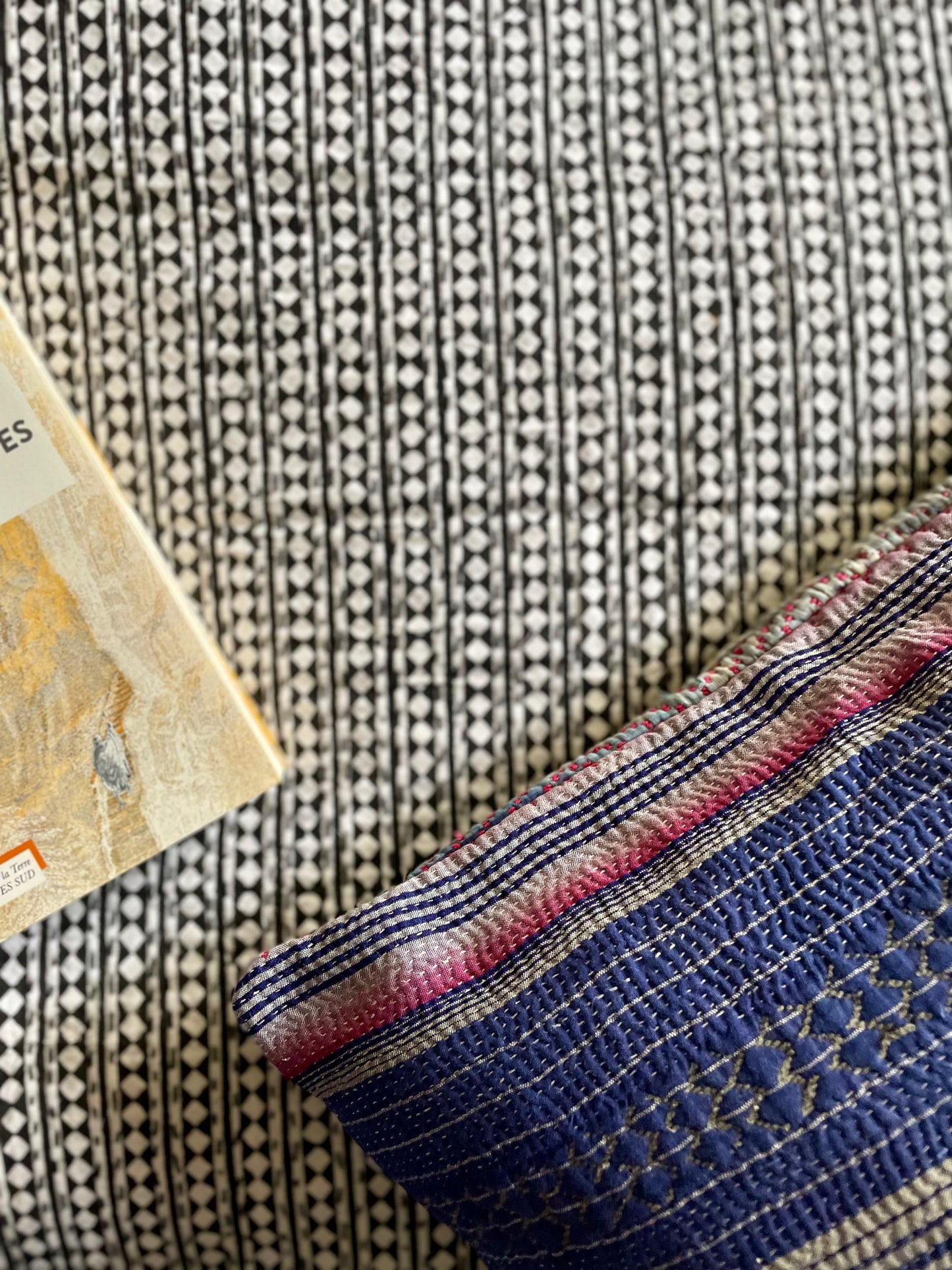 Couvre- lit  en coton Blockprint